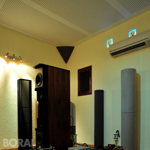 Phú Điền - Sử dụng tấm thạch cao trang trí cho phòng sinh hoạt, karaoke